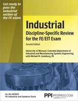 Industrial Discipline-Specific Review for the FE/EIT Exam 159126068X Book Cover