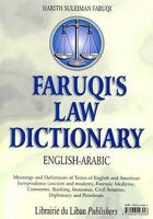 Faruqi's English-Arabic Law Dictionary 9953103003 Book Cover