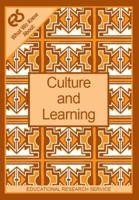 Culture and learning (ERS What we know about) 1931762104 Book Cover