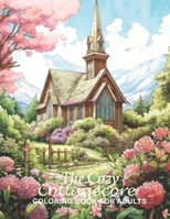 Cozy Cottagecore Coloring Book for Adults: Anti-Stress, Anxiety and Relaxation Coloring Book with Vintage Countryside Cottages, Wildflowers and more B0CTH3B5CC Book Cover