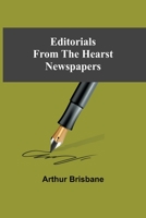 Editorials From The Hearst Newspapers 9354599559 Book Cover