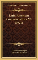 Latin-American Commercial Law V2 0548836973 Book Cover
