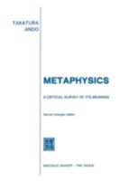 Metaphysics: A Critical Survey of its Meaning. 2nd enlarged edition 9024700078 Book Cover