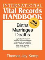 International Vital Records Handbook: Births, Marriages, Deaths (International Vital Records Handbook) (International Vital Records Handbook) 0806314249 Book Cover