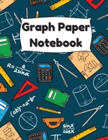 Graph Paper Notebook: Large Simple Graph Paper Notebook, 100 Quad ruled 4x4 pages 8.5 x 11 / Grid Paper Notebook for Math and Science Students 1716310148 Book Cover