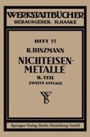 Nichteisenmetalle: Zweiter Teil Leichtmetalle 366241757X Book Cover