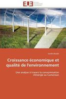 Croissance Économique Et Qualité de l'Environnement 3841793673 Book Cover
