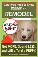 What You Need to Know Before You Remodel 1466299517 Book Cover