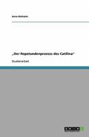 "Der Repetundenprozess Des Catilina 3640433564 Book Cover