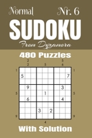 Normal Sudoku Nr.6: 480 puzzles with solution 1695758331 Book Cover