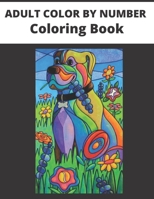 Adult color by number Coloring Book: Adult Color By Number Coloring Book: Large Print Birds, Flowers, Animals and Pretty Patterns B08JHT9KVP Book Cover