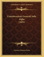 Considerazioni Generali Sulle Alghe ...... 127200242X Book Cover