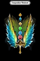 Composition Notebook: Dice Set Sword D20 RPG Gamer Polyhedral Role-Playing Game Journal/Notebook Blank Lined Ruled 6x9 100 Pages 1706437935 Book Cover