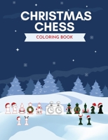 Christmas Chess Coloring Book 1955364400 Book Cover