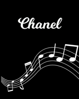 Chanel: Sheet Music Note Manuscript Notebook Paper - Personalized Custom First Name Initial C - Musician Composer Instrument Composition Book - 12 Staves a Page Staff Line Notepad Notation Guide - Cre 1703914368 Book Cover