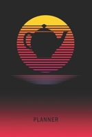 Planner: EMT Paramedic Ambulance 2 Year Weekly Planning Organizer 2020 - 2021 Retro Vintage Vaporwave Sunset Cover January 20 - December 21 Writing Notebook Productive Datebook Calendar Schedule Plan  1702345467 Book Cover