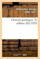 Oeuvres poétiques. 5e édition 2329033192 Book Cover
