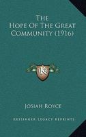 The hope of the great community 1016565119 Book Cover