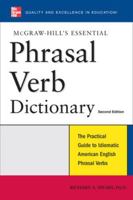 McGraw-Hill's Essential Phrasal Verbs Dictionary (Essential) 0071841385 Book Cover