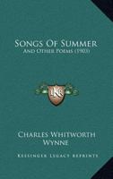 Songs Of Summer: And Other Poems 1120711657 Book Cover
