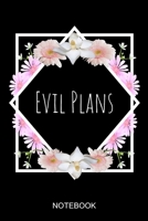 Evil Plans: a5 notebook, dotted, dot grid 120 pages 1670857824 Book Cover