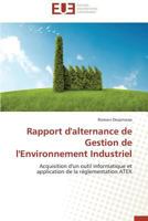 Rapport D'Alternance de Gestion de L'Environnement Industriel 3841786561 Book Cover