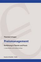 Preismanagement: Einfuhrung in Theorie Und Praxis 3428153014 Book Cover