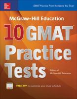 McGraw-Hill Education 10 GMAT Practice Tests 0071843485 Book Cover