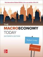 The Macro Economy Today 16TH Edition, International Edition, Textbook only 1264370571 Book Cover