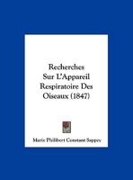 Recherches Sur L'appareil Respiratoire Des Oiseaux 1275605451 Book Cover