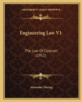 Engineering Law V1: The Law Of Contract 1164633775 Book Cover