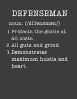 Defenseman: Hockey Player Gifts - 2020 Weekly Planner: A 52-Week Calendar (Definition, Humor) 169886440X Book Cover