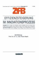 Effizienzsteigerung Im Innovationsprozess 332298432X Book Cover