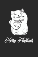 merry fluffmas Cute Notebook Birthday Gift: Lined Notebook / Journal Gift, 120 pages, 6x9, Soft Cover, Matte Finish 1671020243 Book Cover