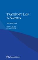Transport Law in Sweden 9041182721 Book Cover