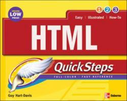 HTML QuickSteps (Quicksteps) (Quicksteps) 0072258950 Book Cover