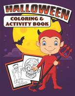 Halloween Coloring & Activity Book 1074029631 Book Cover