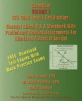 ExamWise(R) Volume 1 CFA 2008 Level I Certification With Preliminary Reading Assignments For Chartered Financial Analyst (With Download Software) (Examwise) 1590959450 Book Cover