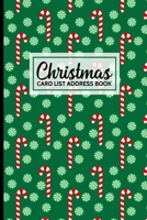 Christmas Card List Address Book: A 6 Year Address Record Book 1692904574 Book Cover