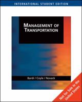 Management of Transportation 0324314434 Book Cover
