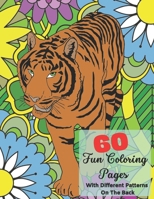 Fun Coloring Pages: With different patterns on the back B0BD2XPGLV Book Cover