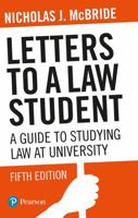 Letters to a Law Student: A Guide to Studying Law at University 1292149248 Book Cover