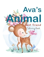 Ava's Animal Best Friend Coloring Book B083XX5F5R Book Cover