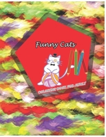 Funny Cats Coloring Book For Adult: Cute cats,Coloring,Activity,For Adult,Cats coloring book for kids - fun coloring cute cats and mandala cats, , 8,5 x 11 B089249DJ4 Book Cover