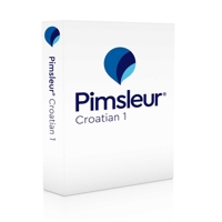 Pimsleur Croatian Level 1 CD: Learn to Speak and Understand Croatian with Pimsleur Language Programs 1797112384 Book Cover