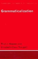 Grammaticalization (Cambridge Textbooks in Linguistics) 0521366844 Book Cover