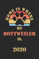 Rottweiler 2020: Monthly Weekly Daily Planner Cute Dog Owner Calendar 2020 Simple Dated Week Day Month Pocket Calendar For Pets Lover Dog Mom Dad Daily Agenda Schedule Organizer For School Family Work 167375256X Book Cover