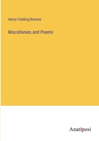 Miscellanies and Poems 3382804069 Book Cover