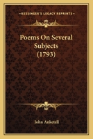 Poems on several subjects, by John Ferrar ... 0548690723 Book Cover