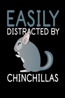 Easily Distracted By Chinchillas: Notizbuch I Calepin I Taccuino I Cuaderno I Caderno I Notitieblok I Notatnik I 6x9 I A5 I 120 Pages I Dot Grid I Diary I Sketchbook I Log I Journal I Organizer I For  167363737X Book Cover